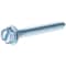 Hillman Sheet Metal Screw, #6 x 3/8 in, Zinc Plated Steel Flange Hex Head Slotted Drive, 10 PK 5290 - alternate 1